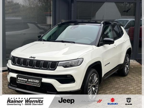 Jeep Compass 1.5 E-Hybrid Summit Automatik *LEDER*LED*SHZ*PDC*ACC*360Grad*19Zoll*Sofort