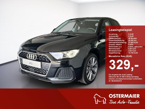 Audi A1 Sportback advanced 30TFSI S tronic 5J-GARANTIE,PDC,GRA,KAMERA,LED,SHZ,17ALU,KEYLESS