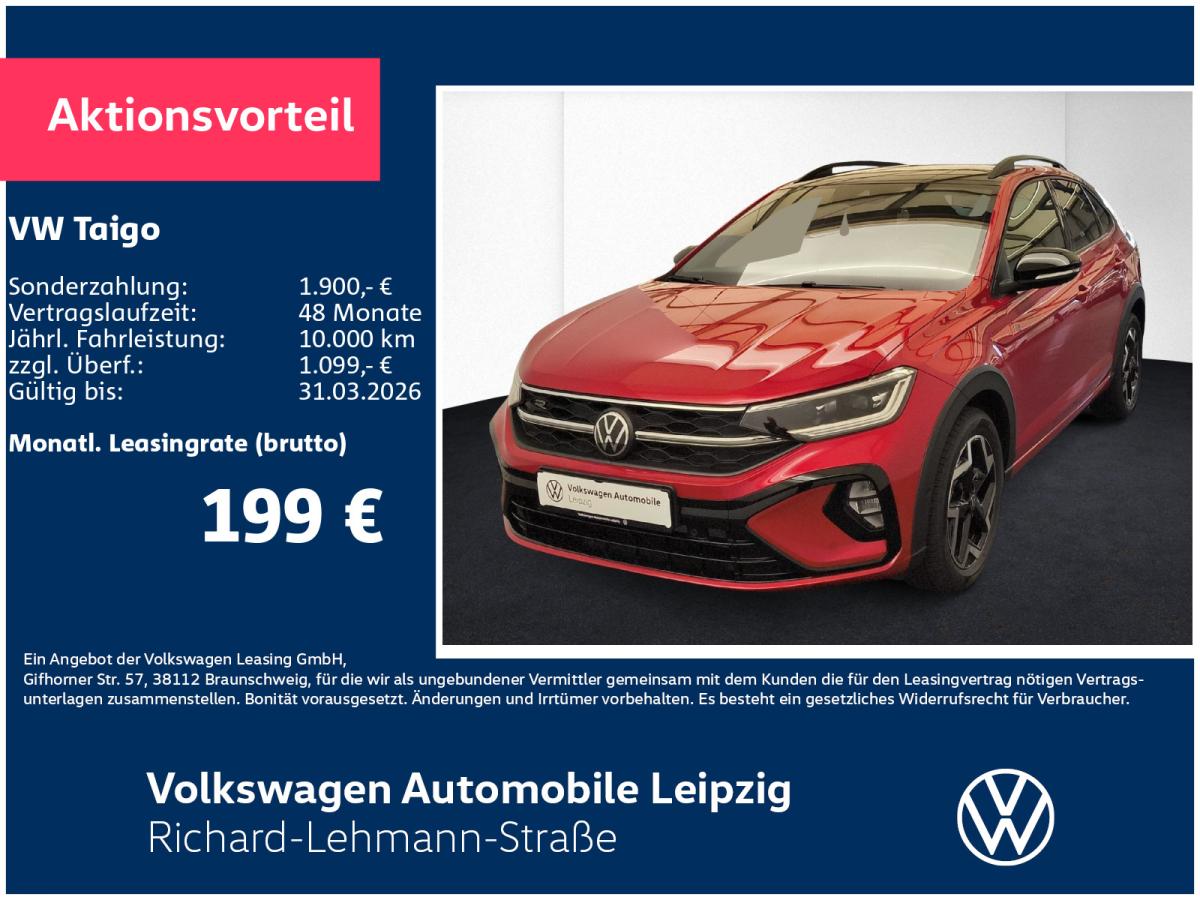 Volkswagen Taigo R-Line 1,.5 TSI Preisvorteil 7729 €