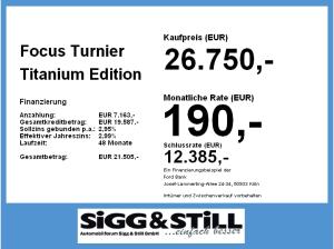 Ford Focus Turnier Titanium Edition 1.0I*INVENTURABVERKAUF*NAV*CAM*PDC*