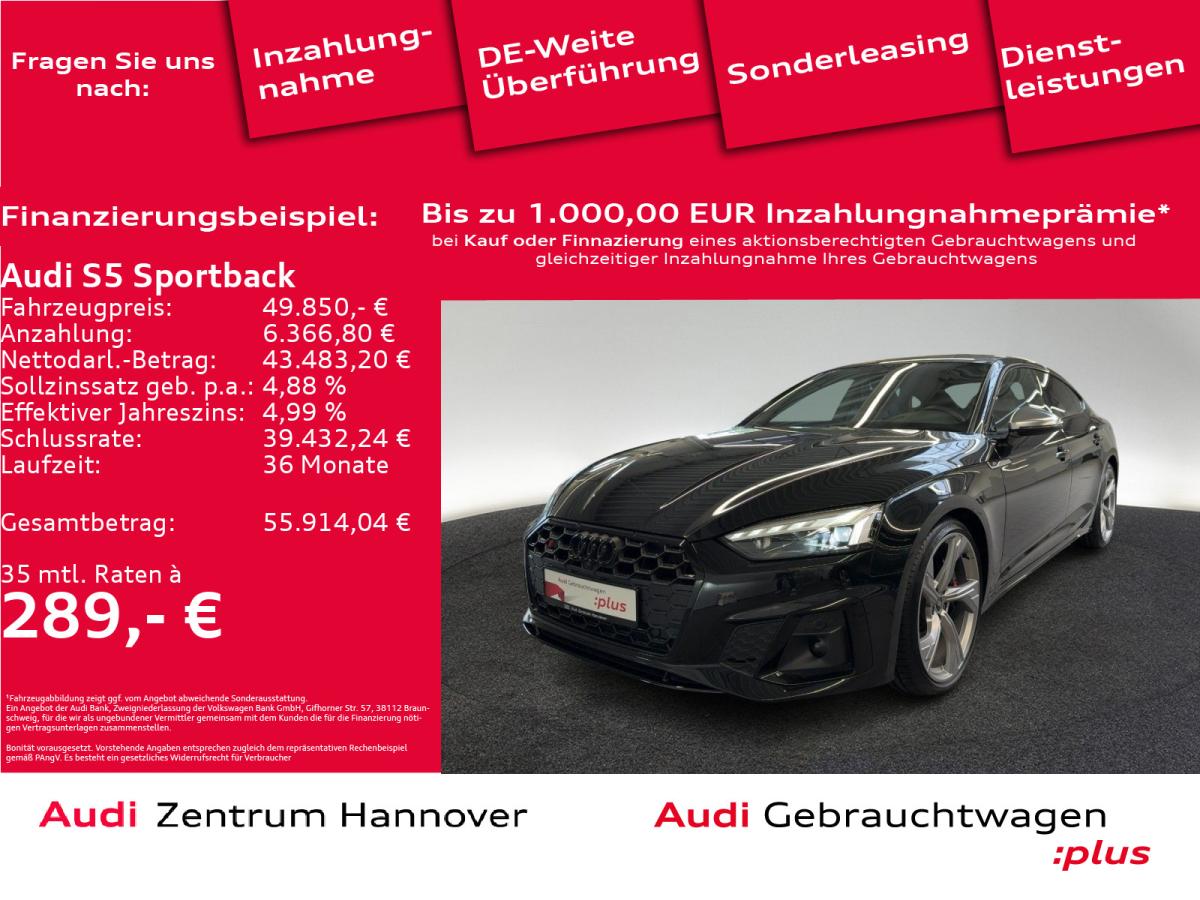 Audi S5 Sportback 55 TDI qu. Laser Pano AHK B&O Kamera