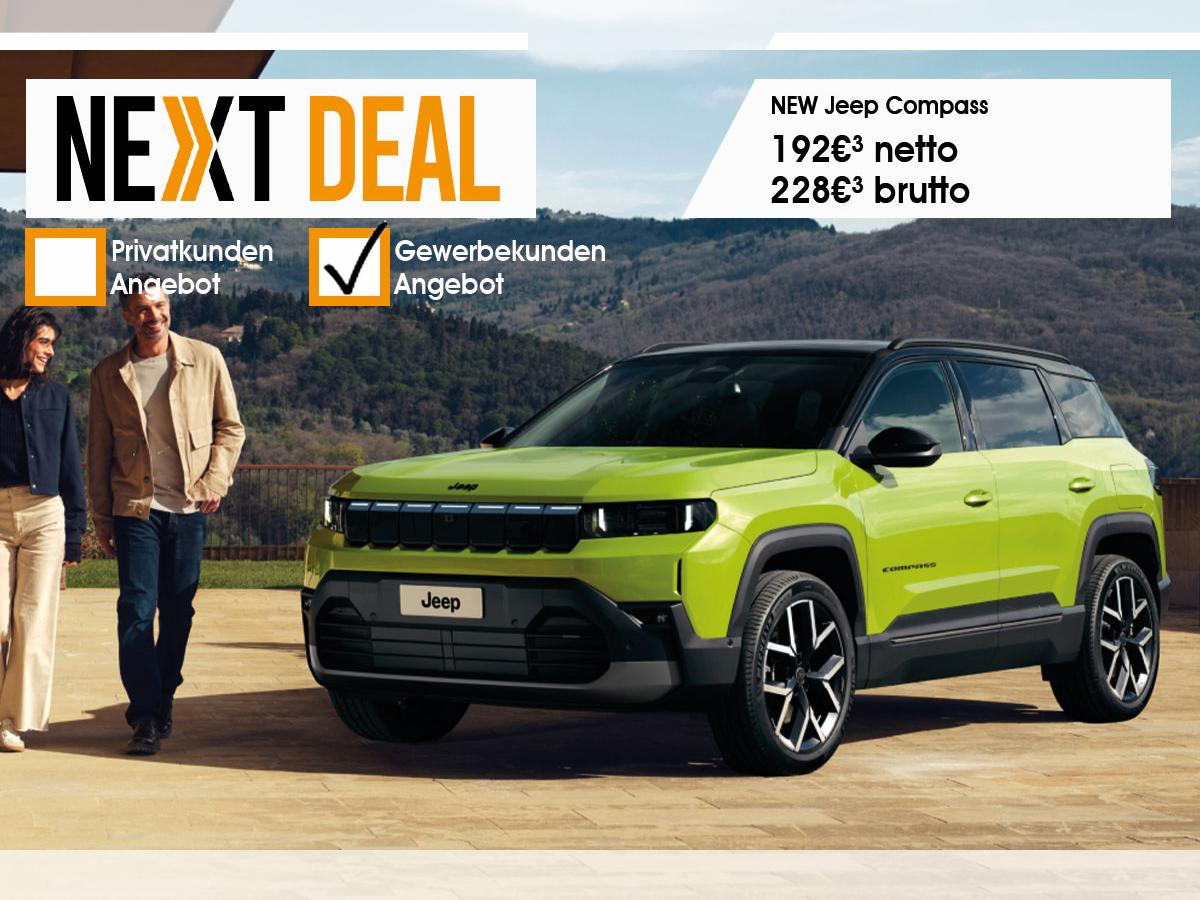 Jeep Compass Der neue e-Hybrid ❗️Sonder-Aktion❗️ in 38 Wochen verfügbar📅