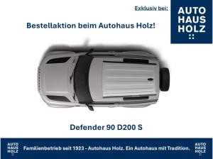 Land Rover Defender FACELIFT NEUWAGENAKTION 90er! 19ZOLL SCHWARZ - SCHWARZ PAKET - 360 KAMERA - SHZ - RESERVESPERRE - AB