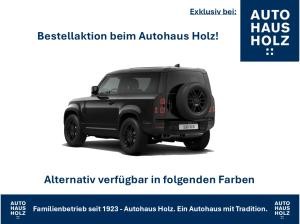 Land Rover Defender FACELIFT NEUWAGENAKTION 90er! 19ZOLL SCHWARZ - SCHWARZ PAKET - 360 KAMERA - SHZ - RESERVESPERRE - AB