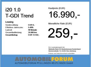 Hyundai i20 1.0 T-GDI Trend Matrix DynLicht Facelift PDC