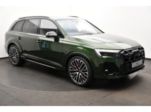 Audi SQ7 Audi exlusive Verde Ermes metallic HD Matrix LED-Scheinwerfer  Panorama-Glasdach Nachtsichtassistent