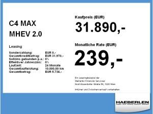 Citroën C4 MAX MHEV