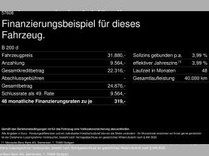 Mercedes-Benz B 200 d Progressive Multibeam Kamera Ambient AHK