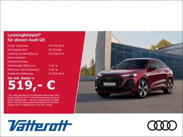 Audi Q5 Sportback e-hybrid quattro AHK Pano HUD