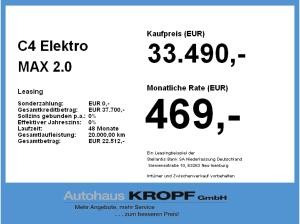 Citroën C4 Elektro MAX **Gewerbeknaller**