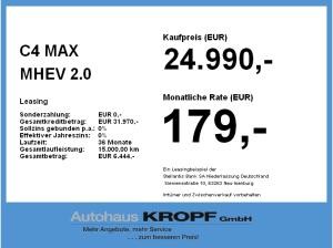 Citroën C4 MAX MHEV **Gewerbeknaller**