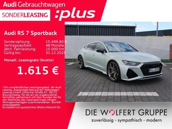 Audi RS7 RS 7 Sportback performance*TAUSILBERMATT*B&O*HuD*