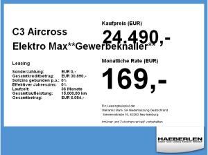 Citroën C3 Aircross Elektro Max**Gewerbeknaller** LED+LM