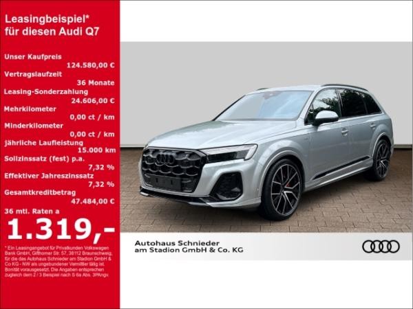 Audi Q7 50 TDI qua. S-LINE+HUD+PANO+AHK+LEDER+STANDHZG+MATRIX