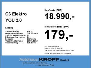 Citroën C3 Elektro YOU **Gewerbeknaller**