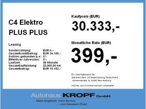 Citroën C4 Elektro PLUS **Gewerbeknaller**