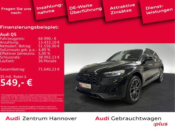 Audi Q5 S line 50 TFSIe quattro Matrix Kamera Leder AHK Navi