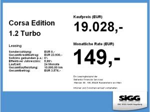 Opel Corsa Edition 1.2 Turbo **Gewerbehammer**