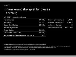 MG S5 EV Luxury Long Range ⚡6.000€ inkl. MwSt. E-Auto Förderung mit eingerechnet!