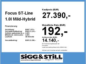 Ford Focus ST-LINE 1.0I*INVENTURABVERKAUF* IACC*BLIS*NAV*CAM*