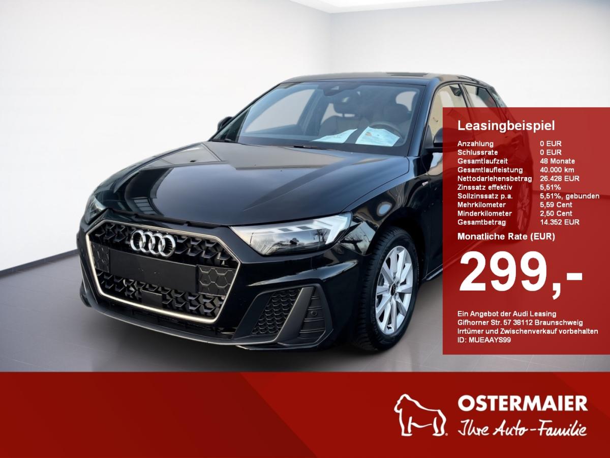 Audi A1 Sportback S line 30 TFSI S tronic LED,PDC,KEYLESS,SHZ,5J-Garantie