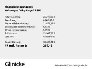 Volkswagen Caddy Cargo Maxi 2,0 TDI 6-G KLIMA AHK APPConnect