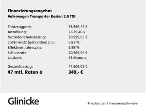 Volkswagen Transporter Kasten 2,0 l TDI Schalter KR