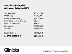 Volkswagen Caddy Maxi Life1,5 eHybrid 7-Sitze Allwetter DSG