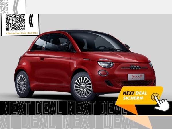 Fiat 500e RED Cabrio #PDC #BT Leasing