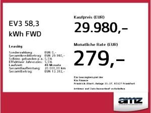 Kia EV3 58,3 kWh FWD AIR *Navi*Klimaautomatik*