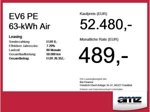 Kia EV6 PE 63-kWh Air *NEU*FACELIFT