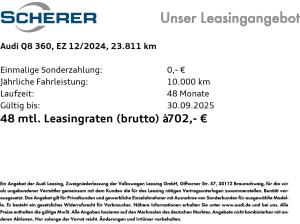 Audi Q8 55 TFSI e 360°KAMERA AHK OPTIK SCHWARZ+ MATRIX