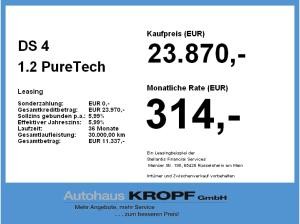 DS Automobiles DS4 DS 4 1.2 PureTech LED+SHZ+2xKlima+Kam.+ab 2,99%