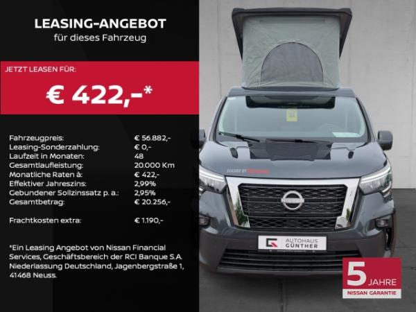 Nissan Primastar SEASIDE Revotion/Dethleffs dCi170 DCT Leasing