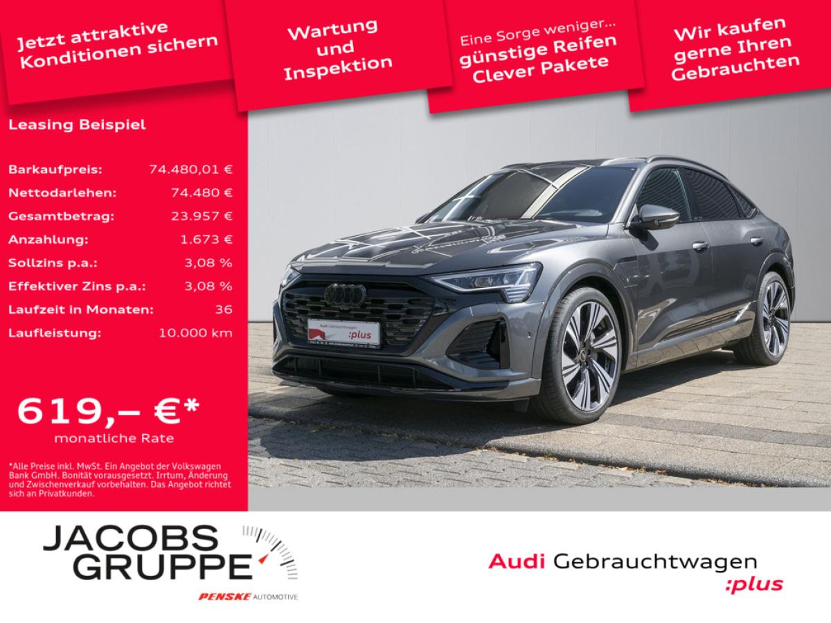 Audi Q8 Sportback 55 S line/Black+/Matrix/Pano/360°/HuD/22kW/22Zoll