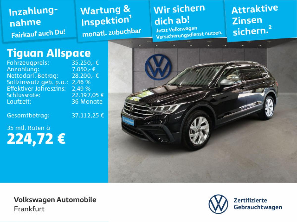 Volkswagen Tiguan Allspace 2.0 TDI DSG Life 7Sitze Navi LED DAB+