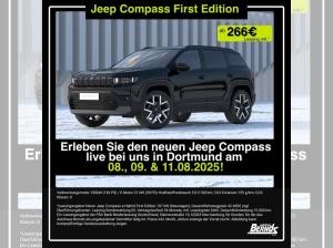 Jeep Compass NEW 💚FIRST EDITION 💫Hohe Ausstattungslinie✅ *SONDERMODELL* - GEWERBE-
