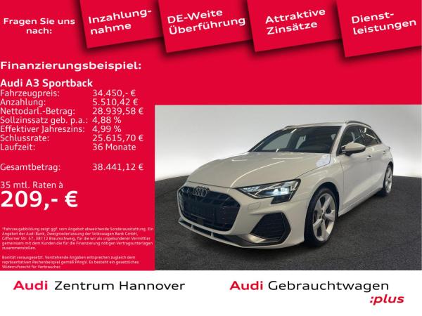 Audi A3 Sportback 35 TFSI S line AHK SONOS Kamera Navi LED