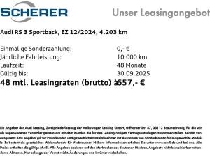 Audi RS3 Sportback *RS-ABGAS*PANO*SONOS*HUD*
