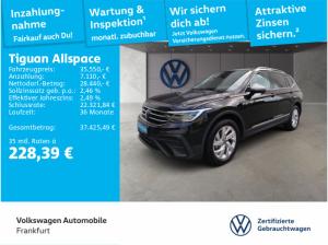 Volkswagen Tiguan Allspace 2.0 TDI DSG Life Navi AHK Digitaler Radioempfang DAB+ Spurhalteassistent
