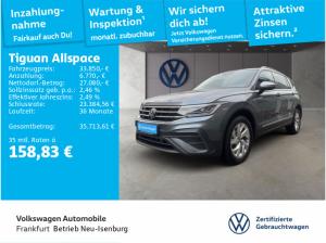 Volkswagen Tiguan Allspace 2.0 TDI DSG Life Navi AHK Digitaler Radioempfang DAB+ Spurhalteassistent