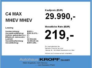 Citroën C4 MAX MHEV