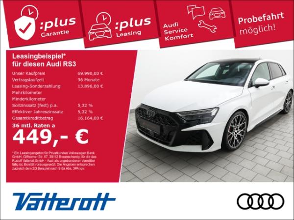 Audi RS3 Sportback Mod25 ACC Matrix Pano SONOS Sportabgas.