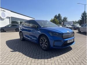 Skoda ENYAQ iV 80 82 kW Sportline Matrix AHK WKR Head-Up inkl. Winterräder, Garantieverlängerung möglich