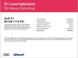 Audi A1 Sportback advanced 30 TFSI S tronic CarPlay