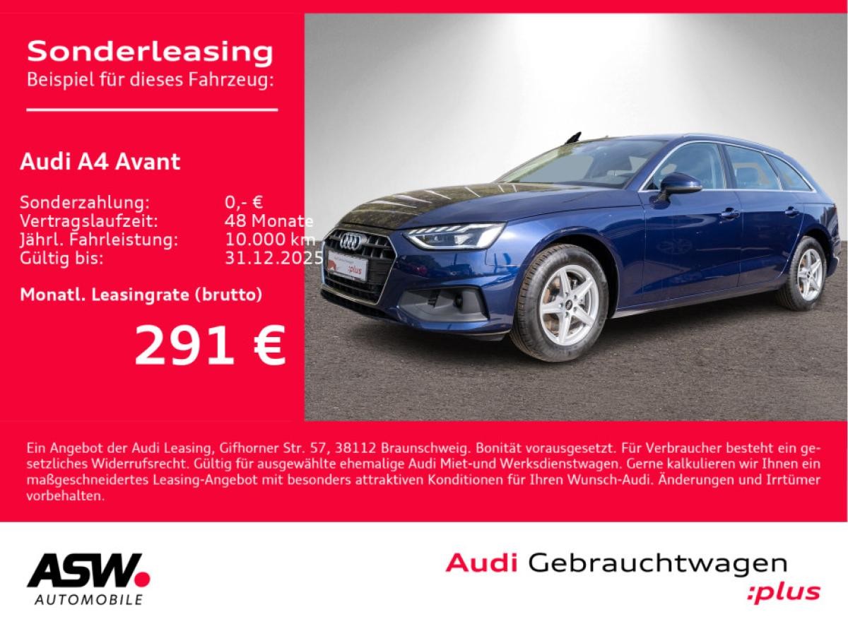Audi A4 Avant 35TDI Stronic Navi LED StandHz PDC SHZ // SOFORT VERFÜGBAR!!