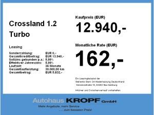 Opel Crossland 1.2 Turbo Fin. ab 2,99% Parkpilot