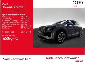 Audi Q4 e-tron 45 Sportback S-Line AHK HuD PANO NAVI