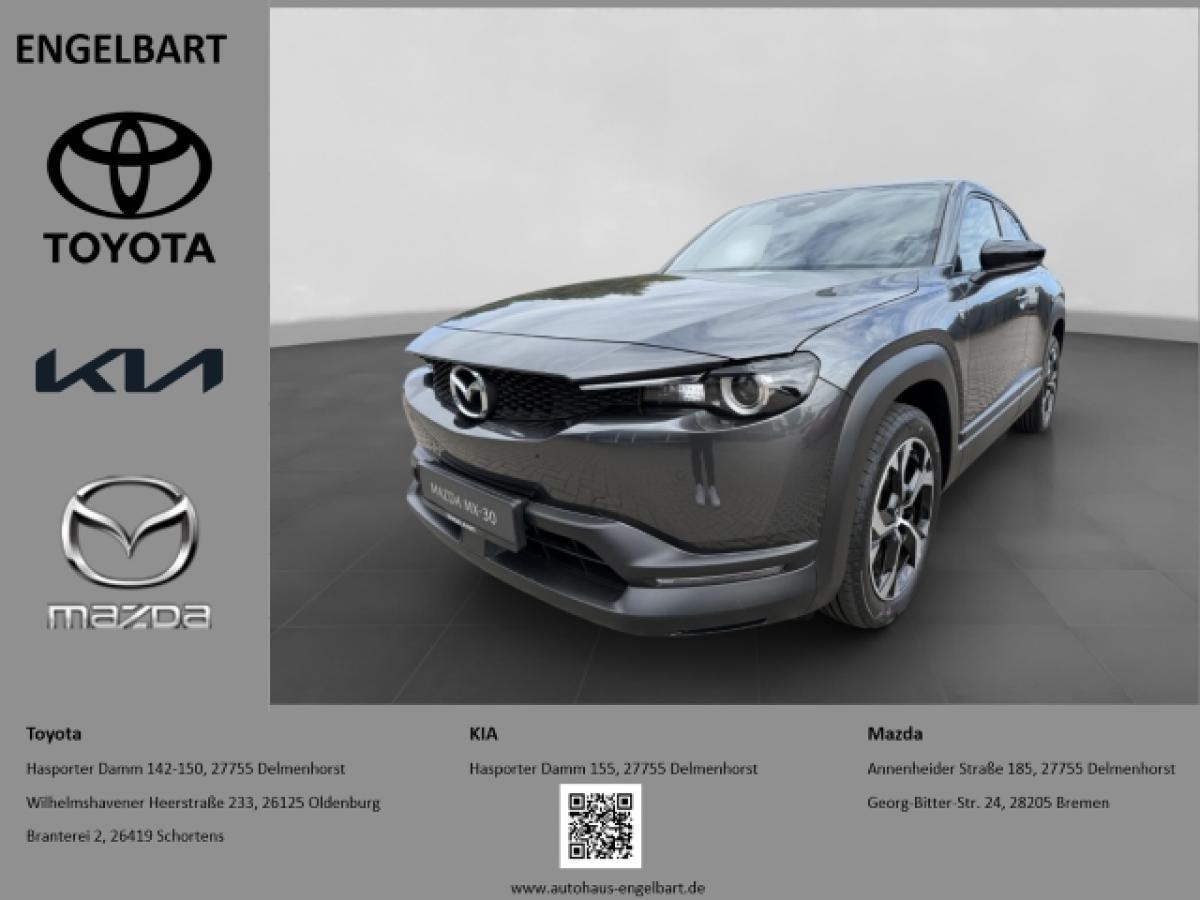 Mazda MX-30 Exclusive-Line R-EV e-SKYACTIV EU6e HUD AD Navi Memory Sitze LED ACC Apple CarPlay