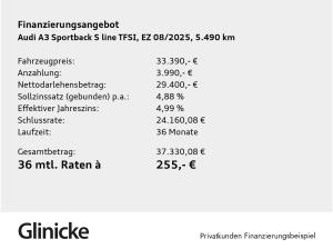Audi A3 Sportback 35 TFSI S-LINE+NAVI+PDC+LED+AMBI